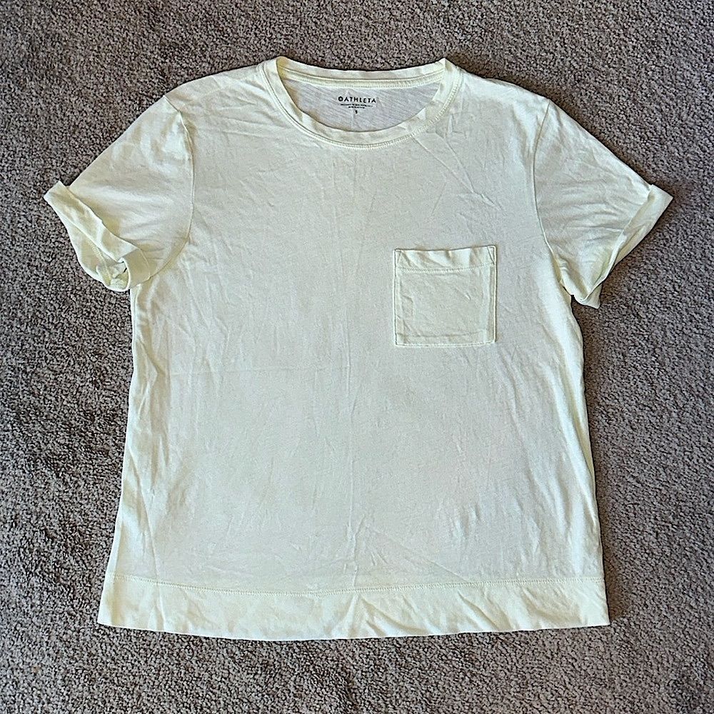 Athleta Organic Daily Pocket Tee Shirt